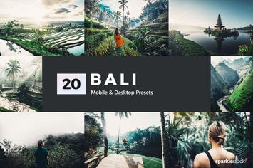 20 Bali Lightroom Presets & LUTs