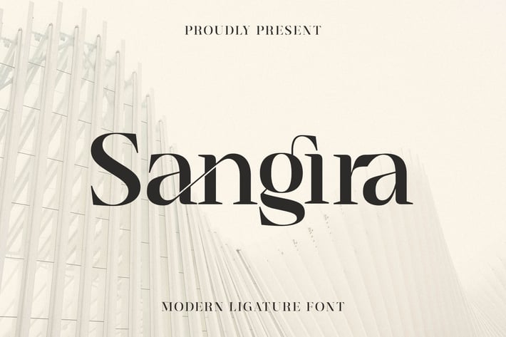 Sangira - Modern Ligature Serif