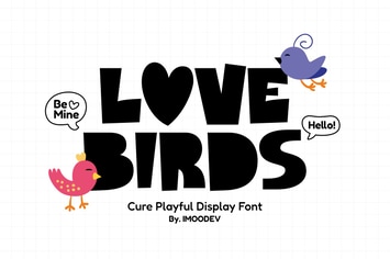 Love Birds - Fun Bold Fonts