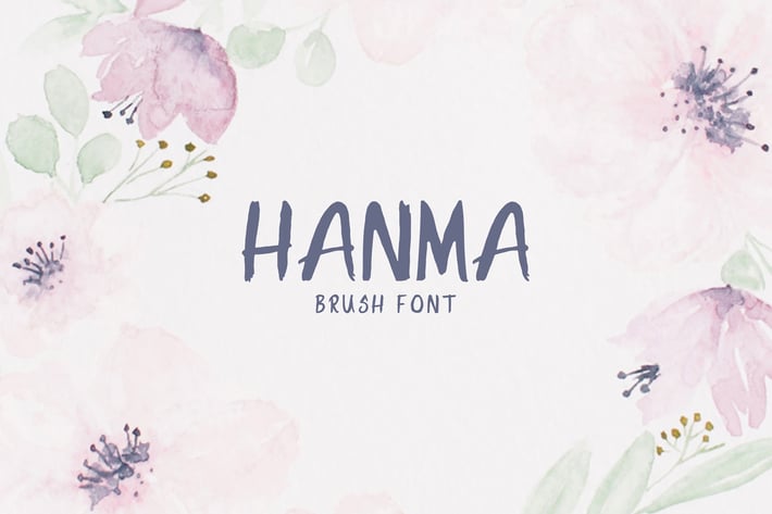 Hanma Brush Font