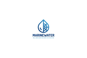 Marine Water Logo