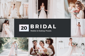 20 Bridal Lightroom Presets & LUTs