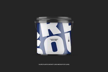 Gloss Plastic Bucket 5.2Kg Eye Level