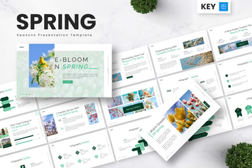Spring - Seasons Keynote Templates