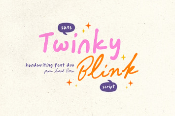 Twinky Blink - Cute Font Duo