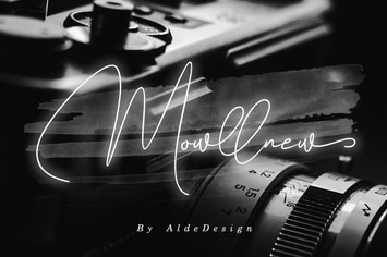 Mowllnew Signature Font