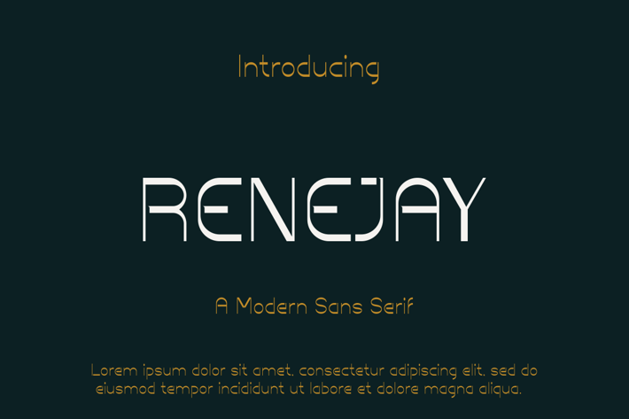 RENEJAY Font