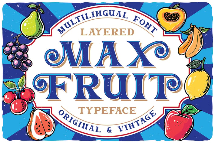 Max Fruit Bold Retro Font