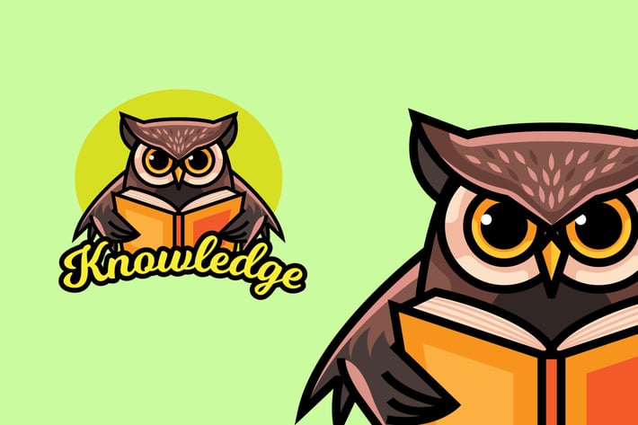 owl knowledge - Mascot & Esport Logo