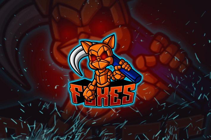Fox Stone - Esport & Mascot Logo Template