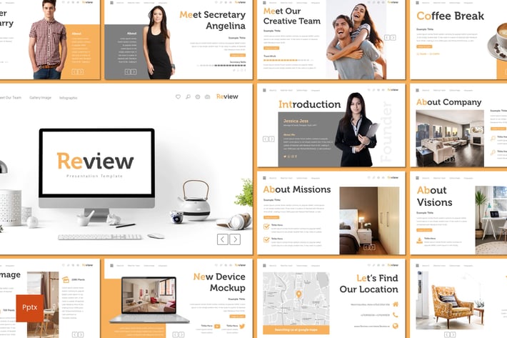 Review - Powerpoint Template