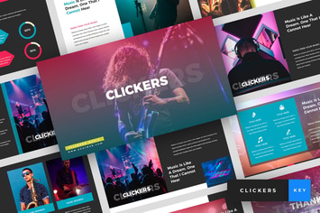 Clickers - Music Band Keynote Template