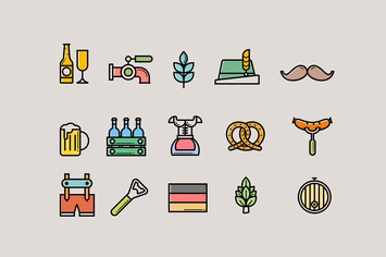 15 Oktoberfest Icons