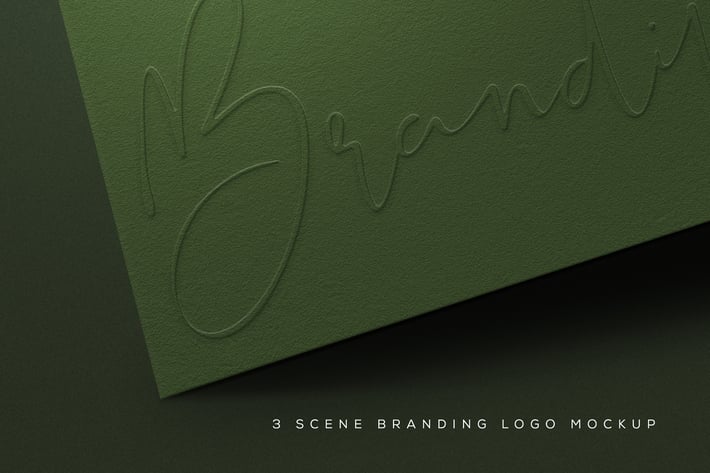 Green Branding Mockup