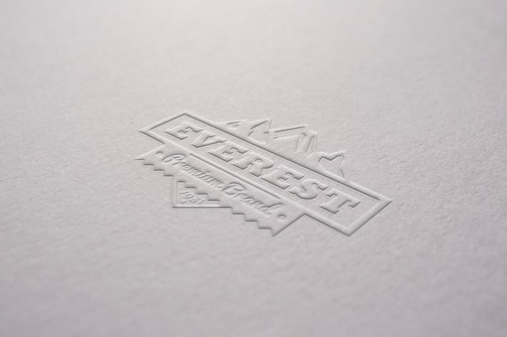 Embossed Paper Mockup