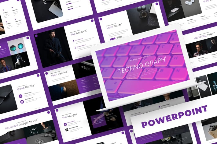 Techno Graph - Powerpoint Template