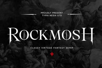 Rockmost - Classic Magic and Horror Allcaps Serif