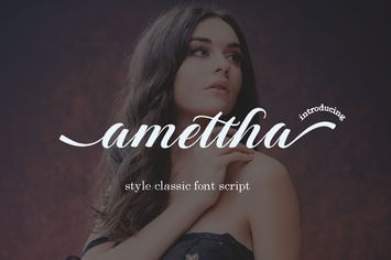 Amettha Script Fonts