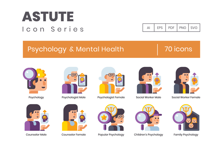 Mental Health Icons