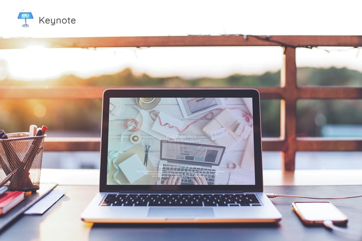 Photo Layout Keynote Presentation Template