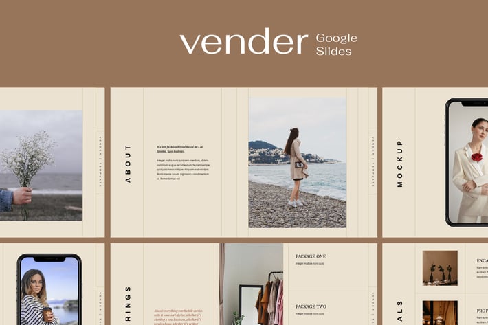 Vender - Aesthetic and Stylish Google Slides