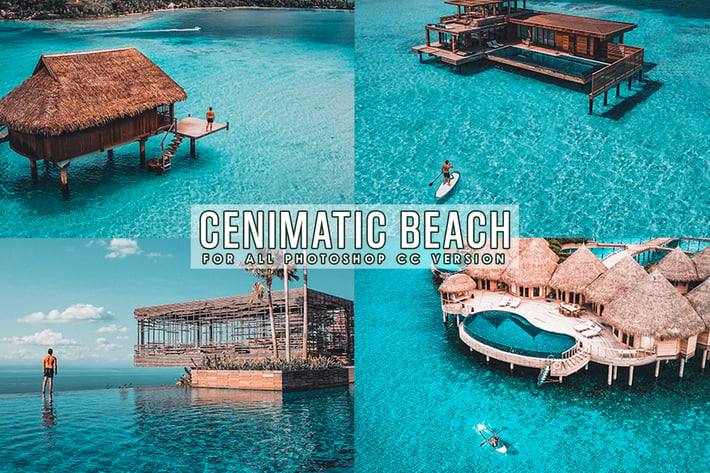 Cinematic Beach Photoshop Actions