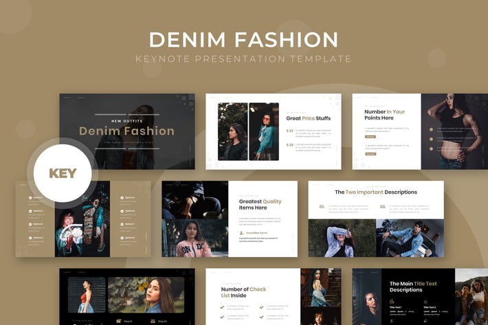 Denim Fashion - Keynote Template
