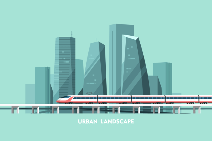 Cityscape Background Urban Landscape