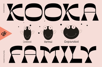 Kooka Font - Fun groovy family