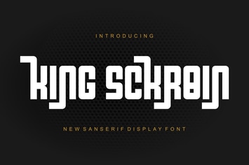 King Sckroin Font