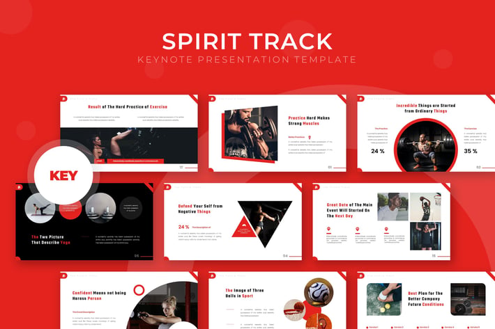 Spirit Track - Keynote Template