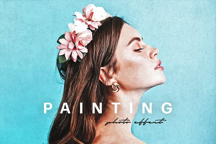 Acrylic Painting Photo Effect