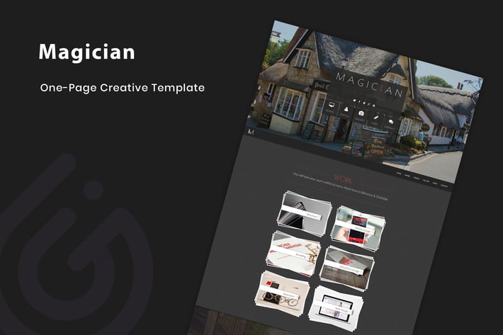Magician - Responsive Parallax Template