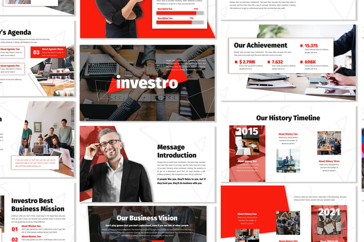 Investro - Business Template Prensentation