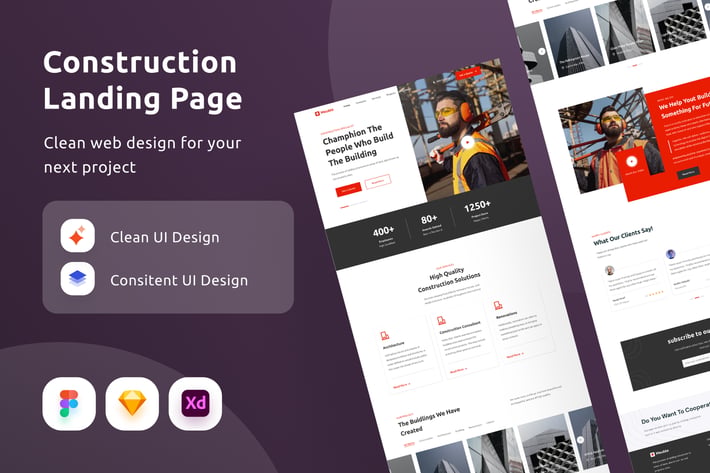 Construction Landing Page