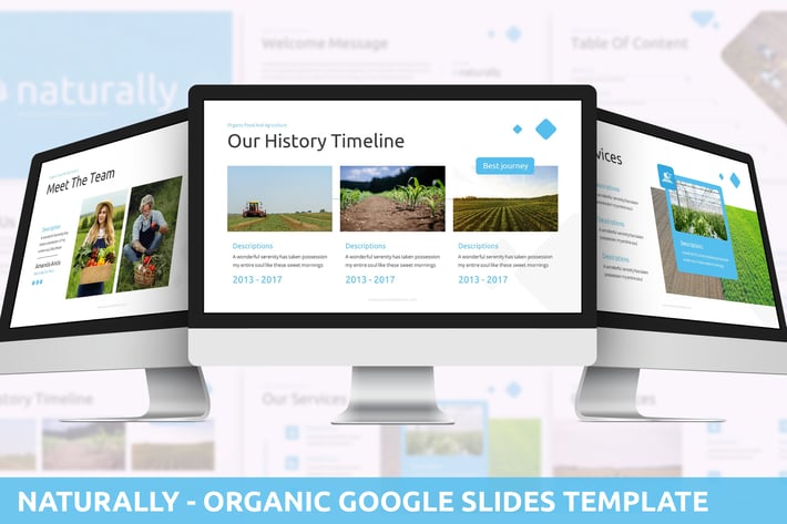 Naturally - Organic Google Slides Template