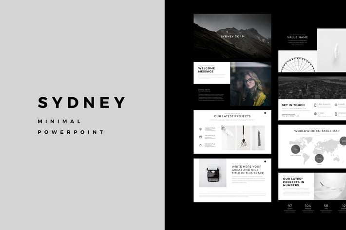 Sydney Minimal PowerPoint Template