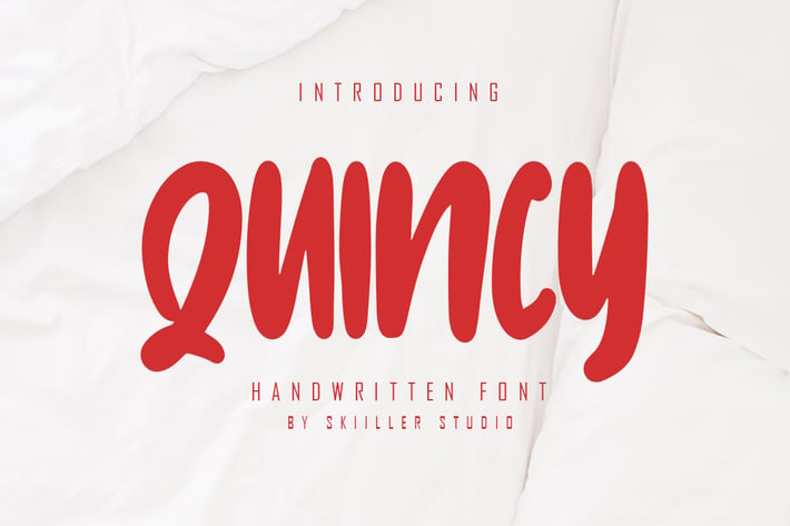 Quincy - Handwritten Font