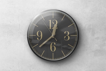 Wall Clock Mockup