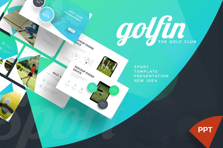 Golfin - Sport Powerpoint Template