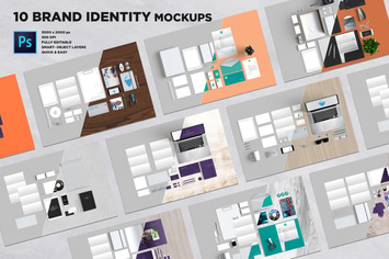 10 Branding Stationery Mockups
