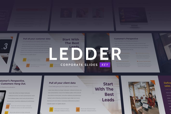 Ledder - Elegant Business Theme Keynote