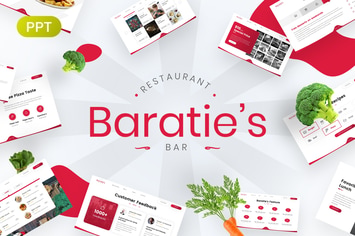 Baratie's Restaurant & Bar PowerPoint Template