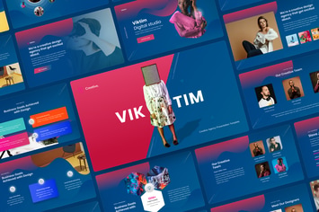 Viktim - Creative Agency PowerPoint Template