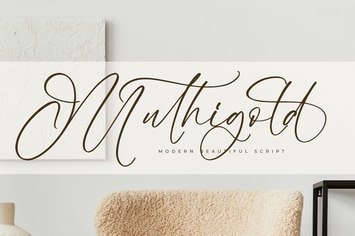 Muthigold Modern Script