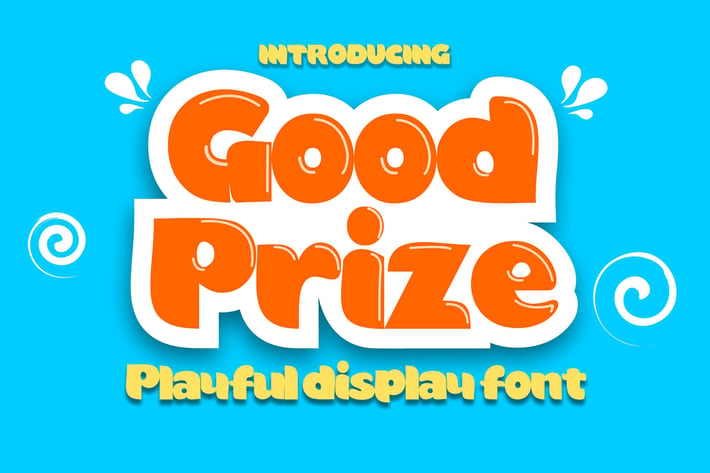 Good Prize - Playful Display Font