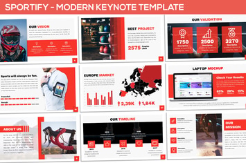 Sportify - Modern Keynote Template