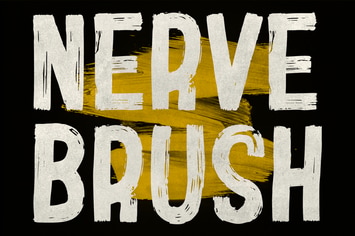 Nerve Brush Modern Branding Sans Serif Brush Font