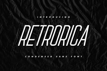 Retrorica - Condensed Sans