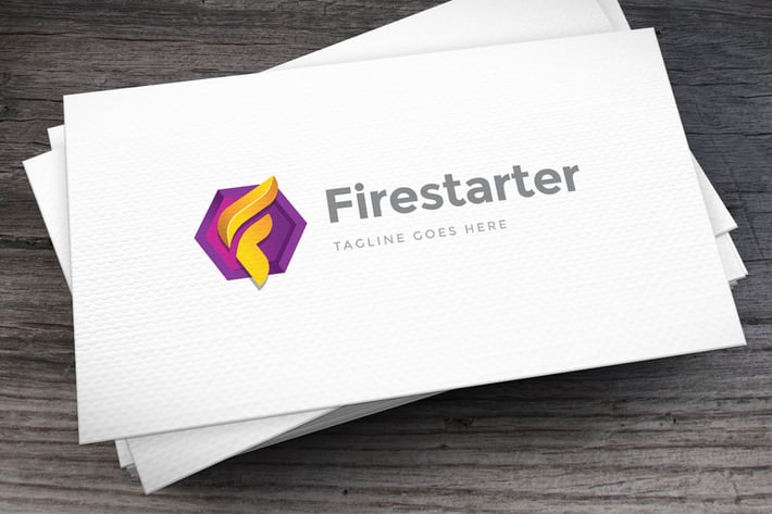 F Letter Logo Template